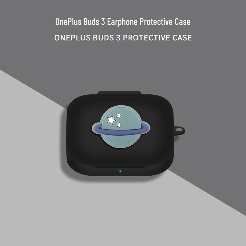 Силиконовый защитный чехол для наушников OnePlus Buds 3 и OPPO Enco X3i