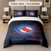 Custom Bedding Set Blackburn Rovers Football Pattern, Print Name Text 1 Duvet Cover plus 2 Pillowcases Home Textile