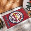 St. Louis Cardinals Crystal Velvet Rug, Custom Name Text Personalized Non‑Slip Floor Mat for Home Decor Gift