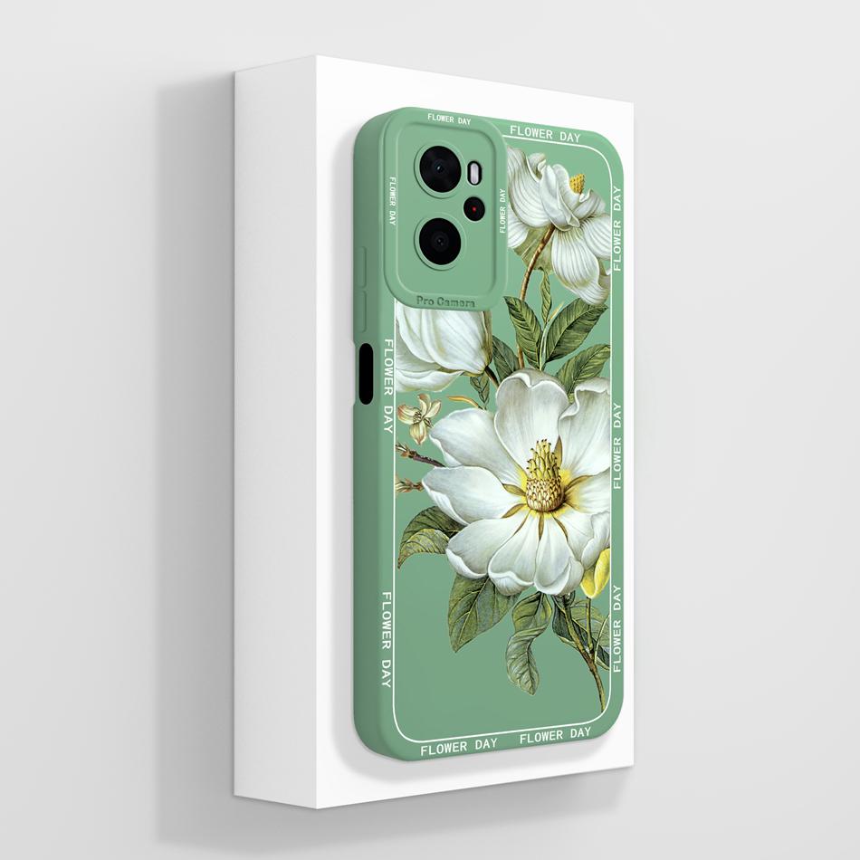 For Oppo Realme 9i Phone Case Aesthetic Style Back Cover For Realme9i 4G 5G Soft Liquid Silicone Full Protection Bumper Funda