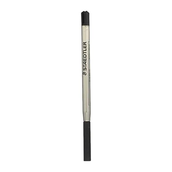 Шариковая ручка Staedtler, на масляной основе, серия Silver, 0,8 мм, 1 шт., 425 25F-9 и Стержень для шариковой ручки, на масляной основе, 0,8 мм, 1 шт., 458 F-9