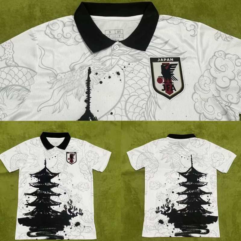 Japan Y3 National Team Edition Football Jersey Anime Print Short Sleeve Men Cycling Sports