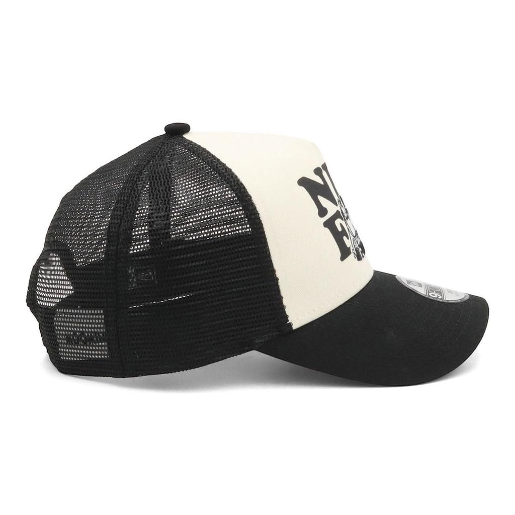 NEW ERA Cap Youth 9FORTY AFrame Trucker Moomin Chrome White Black Snapback 15154724 NER37K3035 940 YOUTH52-56cm