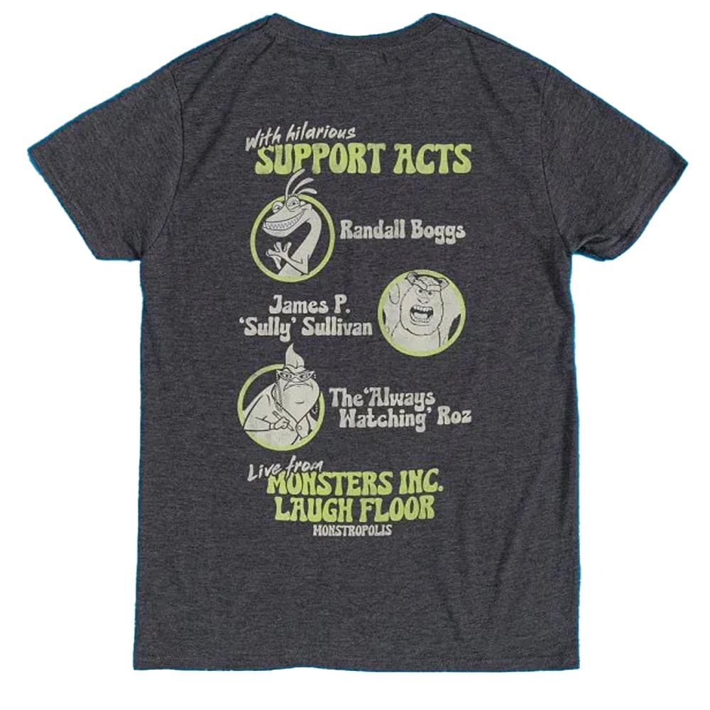 Monsters Inc Unisex Adult Comedy Show Mike Wazowski Marl T-Shirt