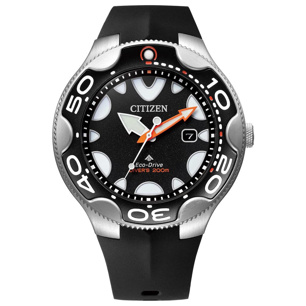 Часы Promaster Orca Photovoltaic 200m Diving Водонепроницаемые Черные [Citizen] Eco-Drive BN0230-04E Мужские