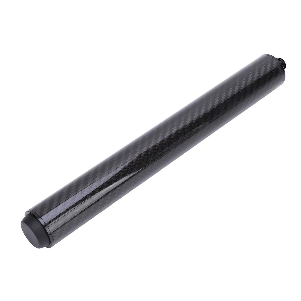 10 Inch Billiard Pool Cue Extension Carbon Fiber Billiards Pool Cue Extender with Rubber End Cap