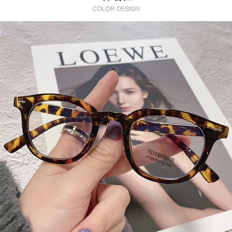 Очки с круглыми оправами, блокирующие синий свет, женские, маленькая оправа, для маленького лица, плоские зеркальные, мужские, студенческие, литературные, оправа для миопии