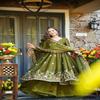 Enchanting Floral Embroidered Anarkali Gown Sets with Border Dupatta