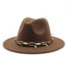 Большая окружность головы шерстяная шляпа-цилиндр теплая джазовая шляпа модная фетровая шляпа с большими полями 60 см