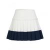 Womens Tennis Set Long Sleeve Top Pleated Skirt High Elastic Moisture Wicking Slim Fit Sportswear