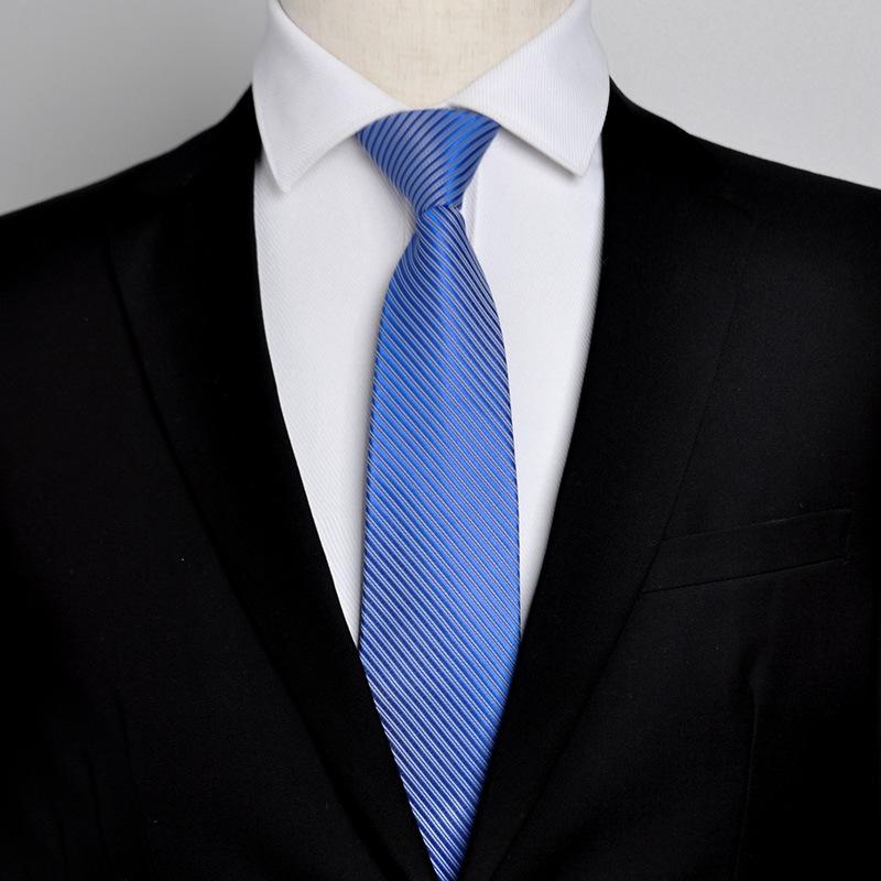 Lazy Zipper Tie Men's Formal Business Professional Easy Pull 8c Suit Blue Groom Wedding