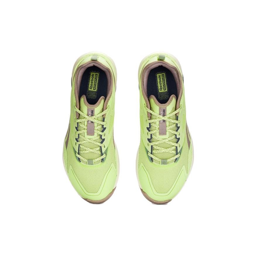 Reebok Nanoflex Adventure TR 2 Citrus Glow Boulder Бежевые женские кроссовки Зеленые обручи - Синие 100033331