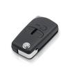 KEYYOU For Mitsubishi Lancer EX Evolution Grandis Outlander 3 Buttons Replacement Remote Key Shell Case (Left Groove)