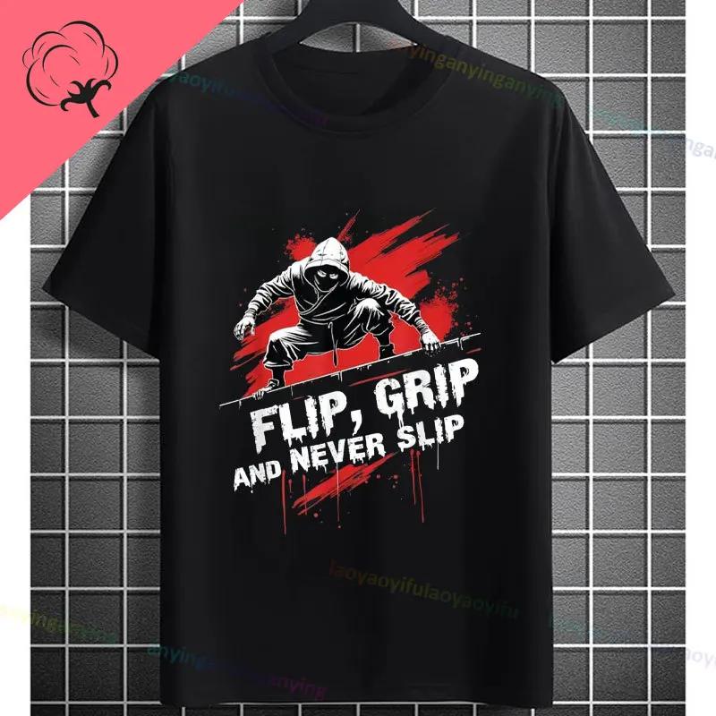 Parkour Freerunning Traceur Athlete Parkour Run Jump Fly Graphic Tshirt Casual Round Neck Cotton Allseason Comfort Tshirt