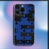 Чехол для телефона с узором-пазлом для поддержки аутизма для iPhone 16,15,14,13,12,11 Plus,Pro,Max,XR,XS,X,Plus,SE,Mini Прозрачный мягкий чехол