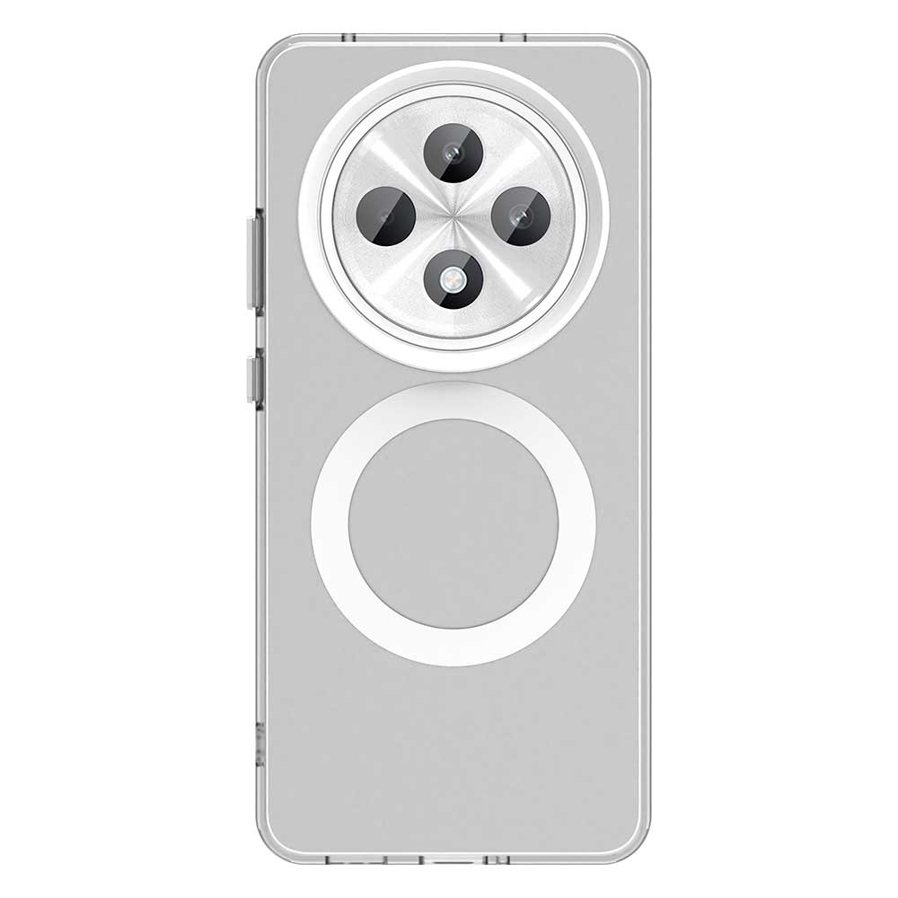 Матовый чехол Magsafe для телефона Oppo Reno 12F 5G/4G 12FS 5G/4G F27 Защитный чехол Магнитная беспроводная зарядка Ударопрочная задняя крышка