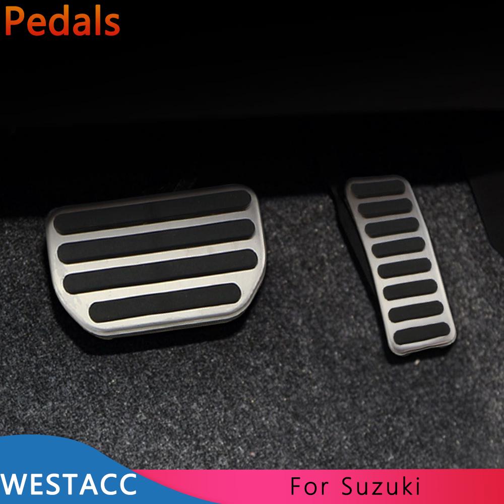 Car Pedals for Suzuki SX4 Aerio Ciaz Vitara S-Cross Splash Ignis Kizashi Sidekick Samurai Gas Brake Pedal Covers