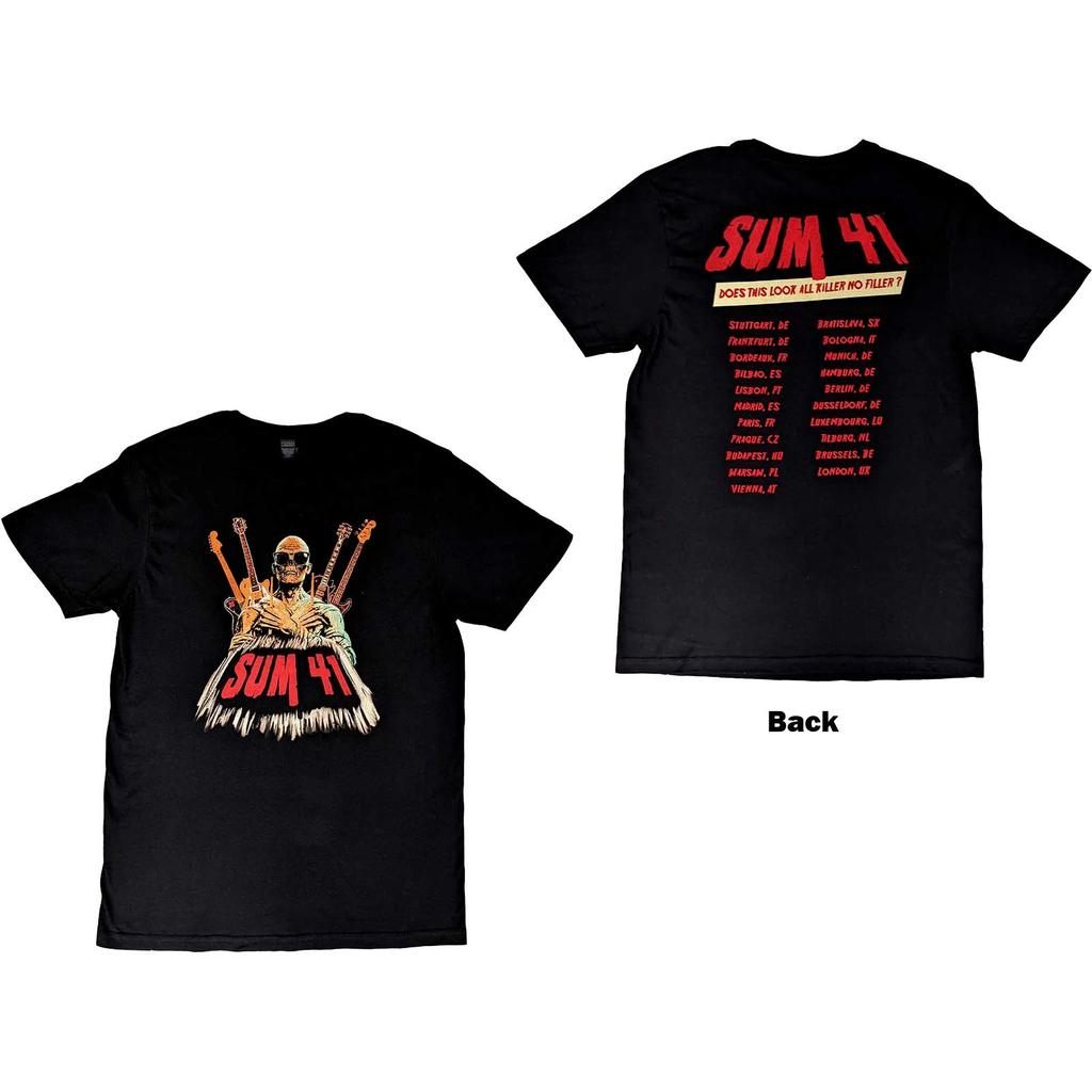 Sum 41 tshirt does this look like all killer no filler european tour 2022 offi