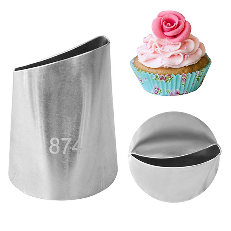 1Pc Large Size Rose Icing Piping Nozzles Cake Cream Decoration Tips Decor #874