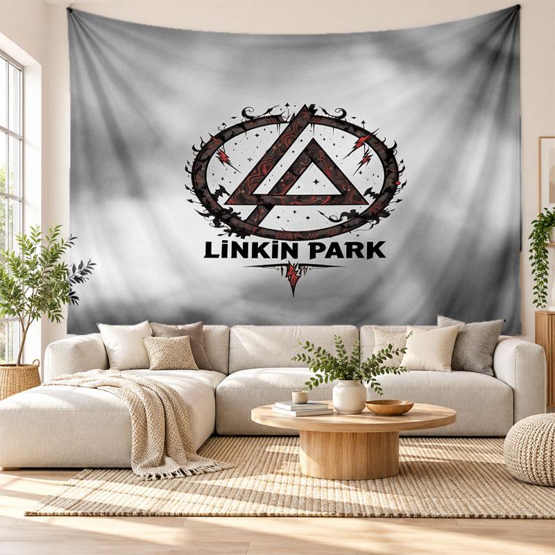 Linkin Park Wall Tapestry, Soft Fabric Wall Hanging, Decorative Backdrop For Bedroom Home Wall Art