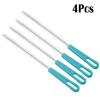 1-4Pcs Stainless Steel Nylon Spiral Brushes Jewelry Feeding Baby Bottle Cleaning Brush Straws Glasses Tube Practical Clean Tools