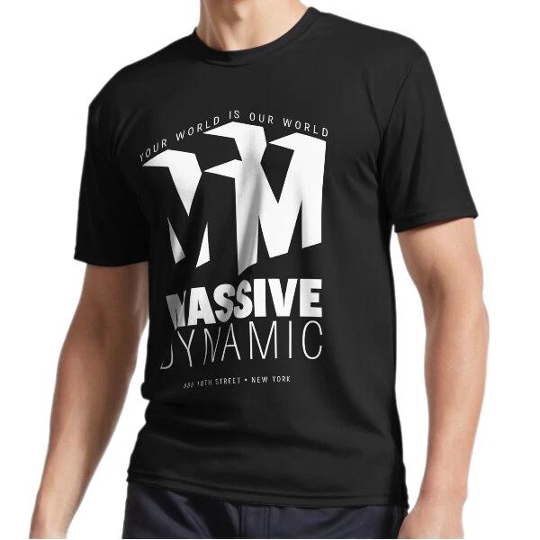 Новая футболка с активным логотипом Massive Dynamic, смешной размер от S до 5XL