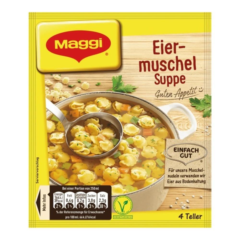 German Maggi Egg & Mussel Soup With Cooking Sauce (4 Servings, 1L)