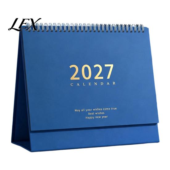 Hardcover Table Calendar Desk 2026-2027, Oct 2026-Dec 2027 14-Month Calendar, Large Academic Planner for Students Desktop Planning, Organizing