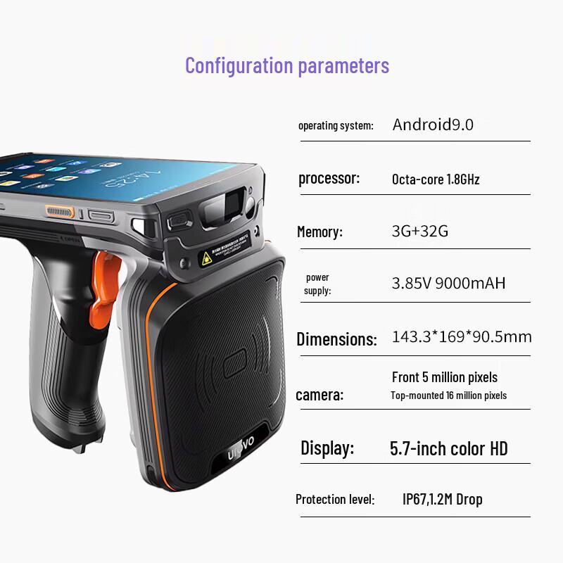 UROVO DT50X RFID UHF Handheld PDA Scanner