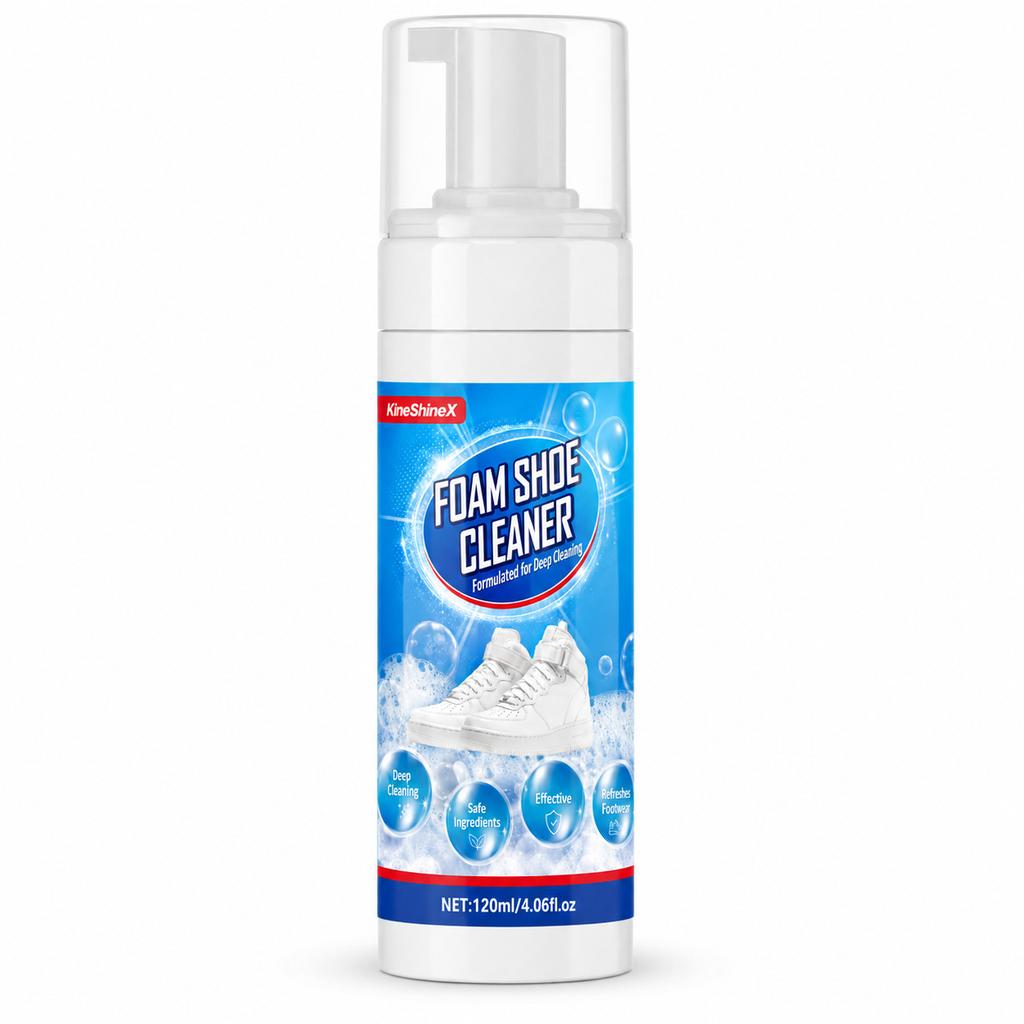 Portable Foam Shoe Cleaner, Safe Deep Stain Remover, Quick Use Dirt Lifting Foam for Sneakers Canvas Casual White Shoes Daily Care