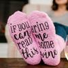 Women's Winter Plush Plush Slipper Round Socks, Warm Socks Fun Cupcake Gifts