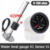 52mm Water Level Gauge + Water Level Sensor 0~190 Ohm With 7 Color Backlight Water Level Indicator Meter Fit For Car Boat Marine