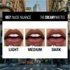 Maybelline Матовая помада New York Насыщенный цвет 657 Nude Nuance Увлажняющая кремовая помада 3,9 г
