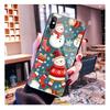 Glass phone case For Samsung S25 S24 S23 S22 Ultra S24 Plus A55 A16 A54 A15 A56 A36 S25 FE Christmas Snowman