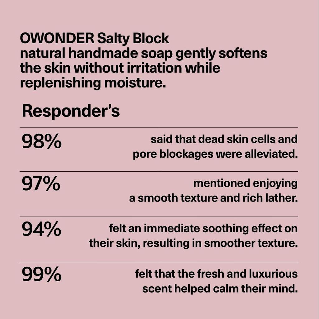 [OHWONDER.] Мыло для тела Salty Block