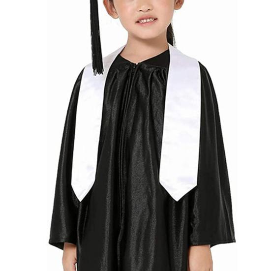 Выпускная лента для студентов, длинный атласный ремень 150 см, однотонная студенческая мягкая атласная лента для вечеринок, торжеств, выпускной аксессуар