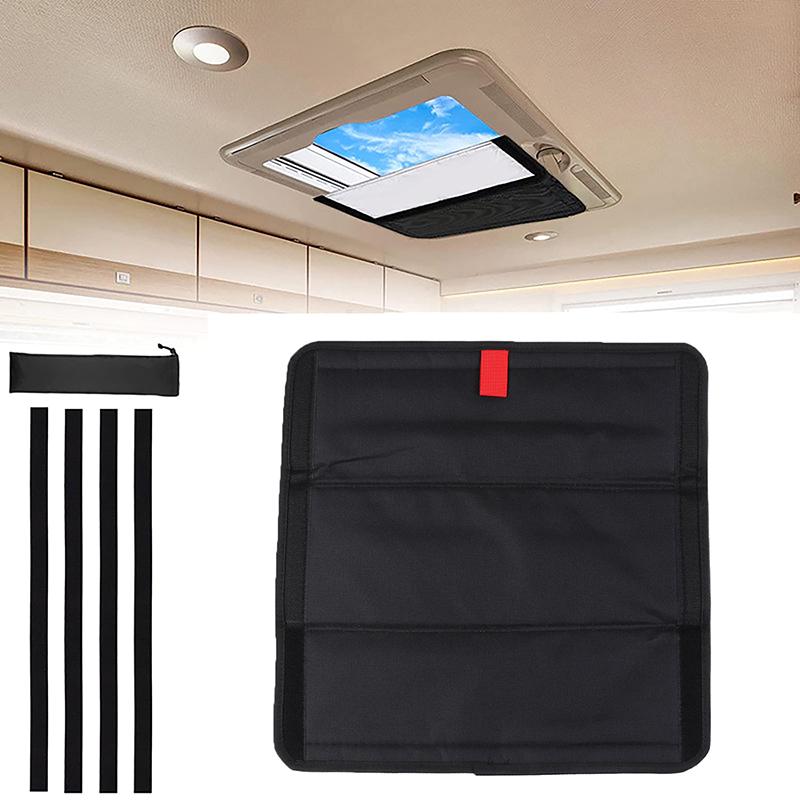 Rv Sunroof Sunshades Curtain Foldable Rv Vents Skylight Insulator Cover Waterproof Uv Protection Camper Window Sun Shade Covers