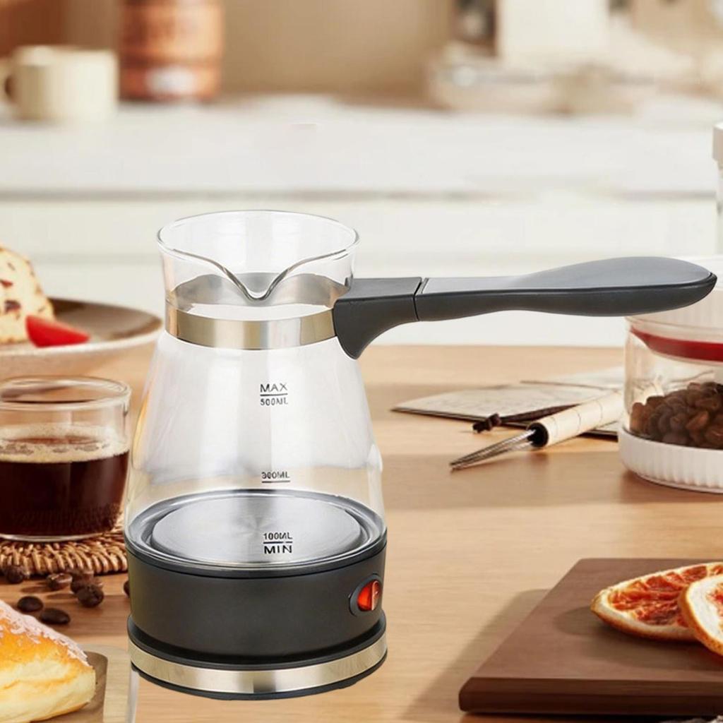 Электрическая турецкая кофеварка, антиожоговая, многоцелевая, съемная ручка, чайник
