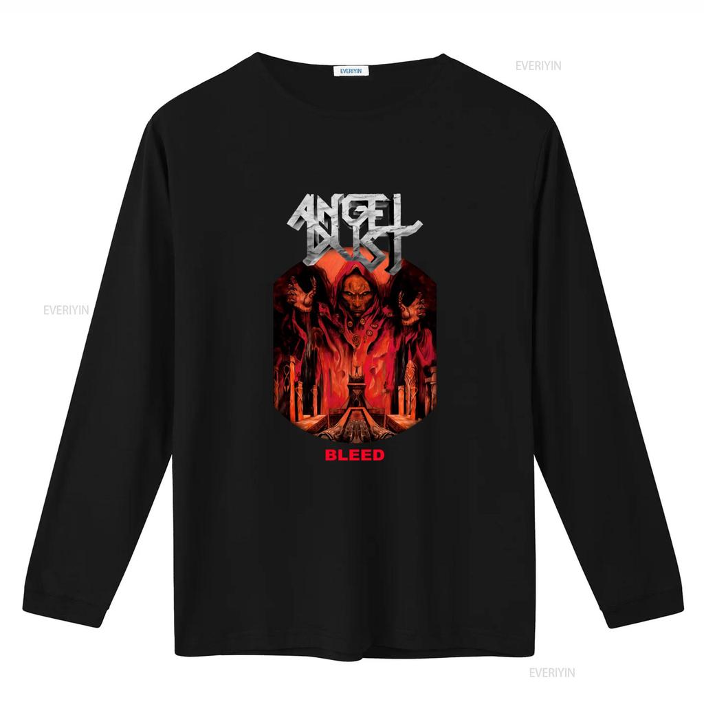 Angel Dust 1999 Футболка с принтом Bleed Черный Хлопок Мужские Размеры от S до 2345XL BE582 винтажный Постиранный Топ Для Повседневной Носки Удобный