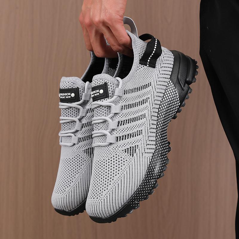 New Mesh Men'S Running Shoes Outdoor Casual Walking Fashion Sports Shoes Breathable Comfortable Training Tennis Shoes For Men