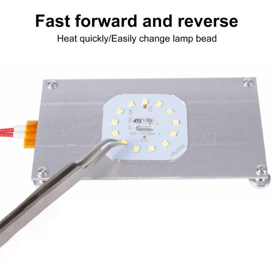 Нагревательная пластина, автоматическая лампа постоянной температуры, распайка шариков, алюминиевая двухсторонняя нагревательная доска, инструменты для ремонта