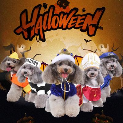 Christmas Costume Funny Pet Clothes Halloween Winter Dog Outfit
