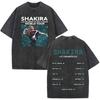 Singer Shakira Las Mujeres Ya No Lloran World Tour Tshirts Mens Hip Hop Tshirt Vintage Washed Summer Oversized Cozy Tee Shirt