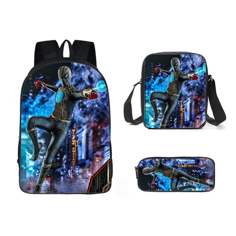 Backpack Three Piece Set Waterresistant Material Kids For