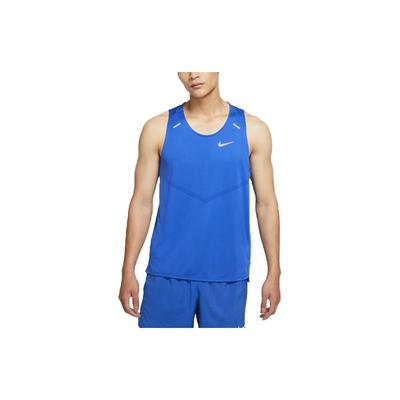 Мужская майка для бега Dri-Fit Rise 365 со светоотражающим логотипом, королевского синего цвета CZ9180-480