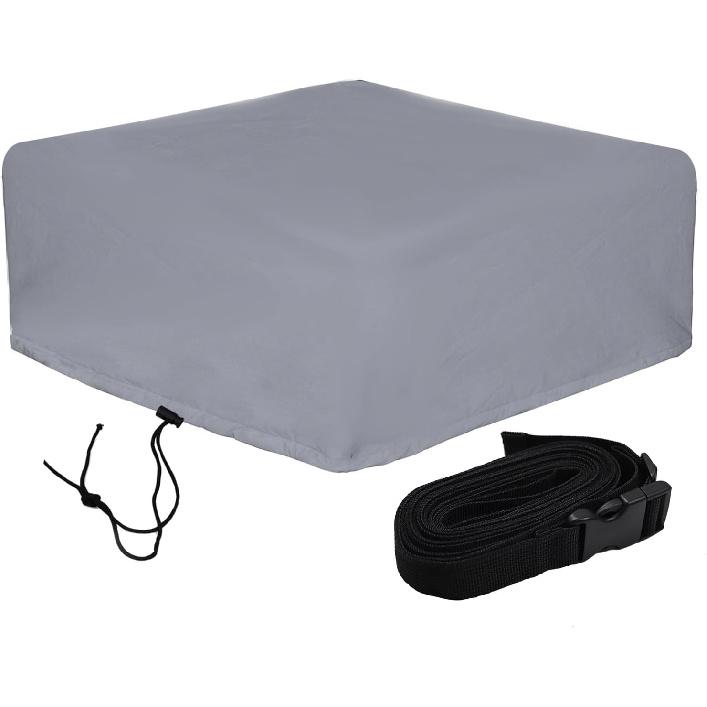 Grey RV Air Conditioner Cover Compatible With Coleman Mach I, II, III, TSR Models, Camper Trailer RV AC Cover For Roof, 42.5"*29"*14"(Style 3)