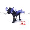 MOC Кирпичи Череп Хэллоуин Строительные Блоки Египетский Фараон Призрак Лошадь Скелет Фигурки Средневековые Аксессуары Детские Игрушки Подарок
