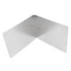 Stove Grease Shield 2 Sided Heat Proof Anti Stick Coating Stainless Steel Stove Splatter Guard for Kitchen