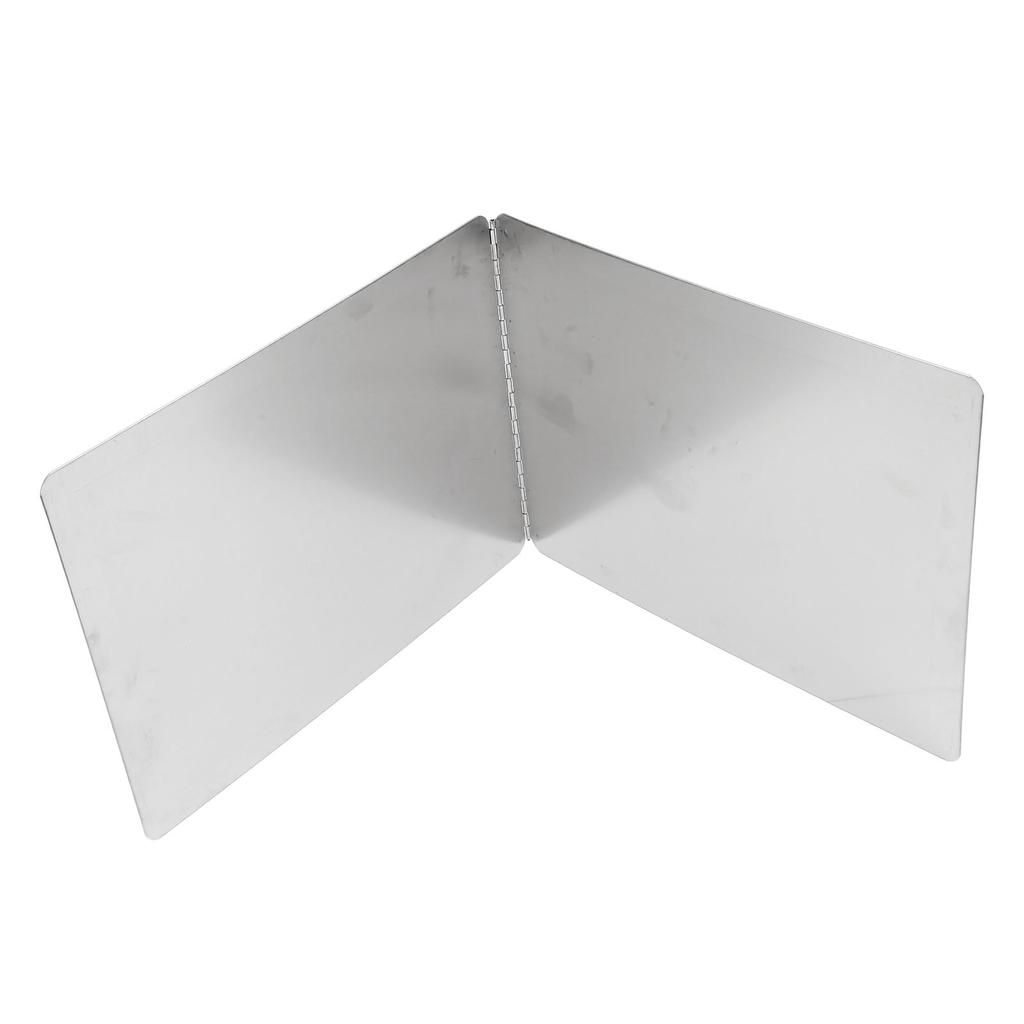 Stove Grease Shield 2 Sided Heat Proof Anti Stick Coating Stainless Steel Stove Splatter Guard for Kitchen