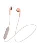 JVC Kenwood HA-F15BT-PT Wireless Earphones Bluetooth Open Type Open-Air Remote Control Compact Pink Brown